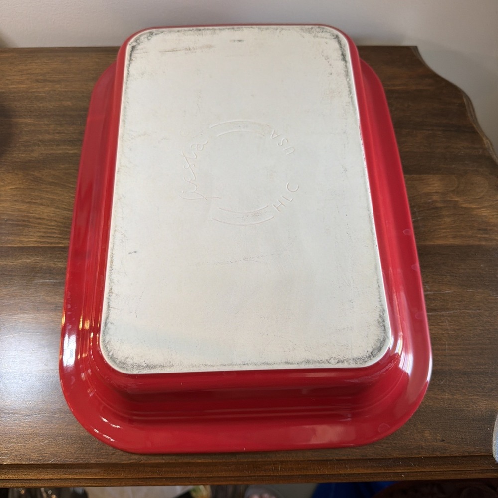 Fiesta Red Rectangular Baker - Picture 4 of 8